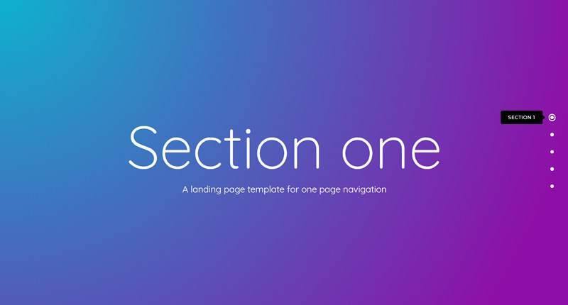 One page презентация шаблон